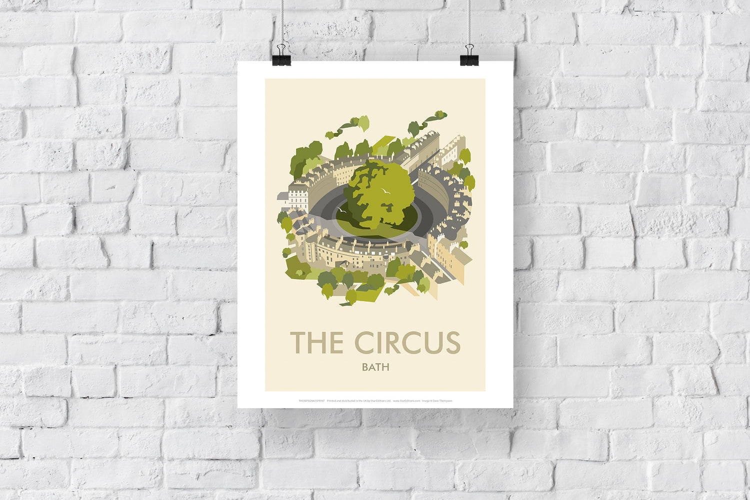 The Circus, Bath - Art Print