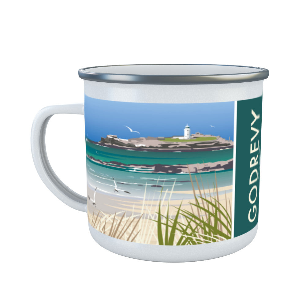 Godrevy, Cornwall Enamel Mug