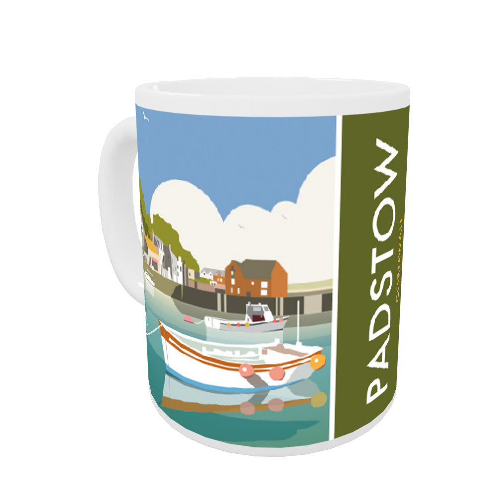 Padstow, Cornwall Coloured Insert Mug