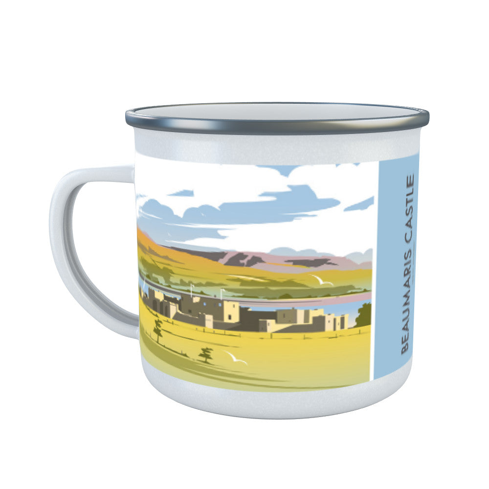 Beaumaris Castle Enamel Mug