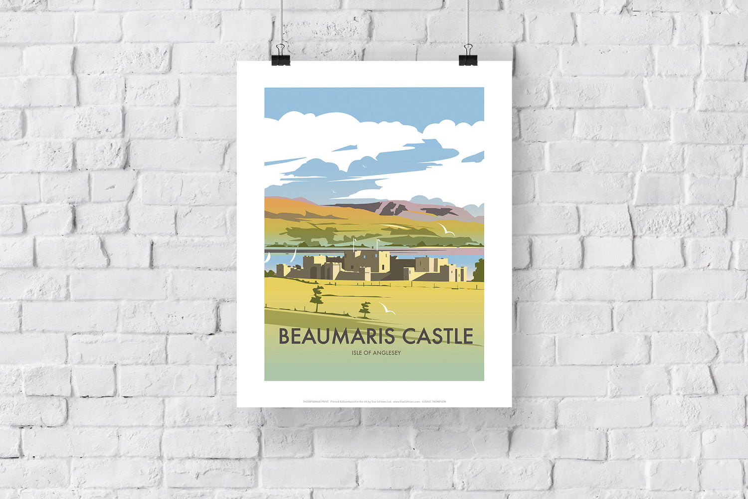 Beaumaris Castle - Art Print