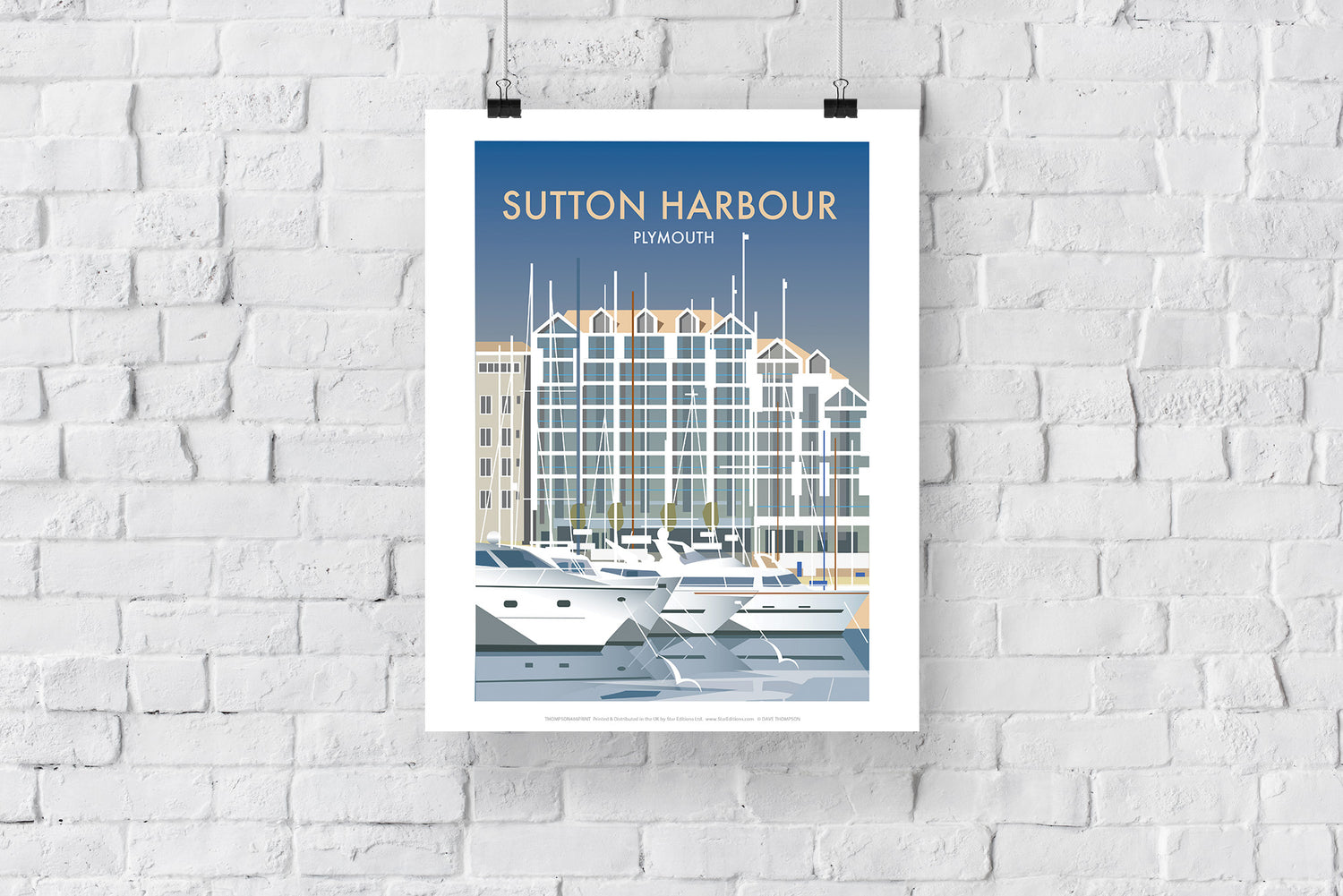 Sutton Harbour, Plymouth - Art Print