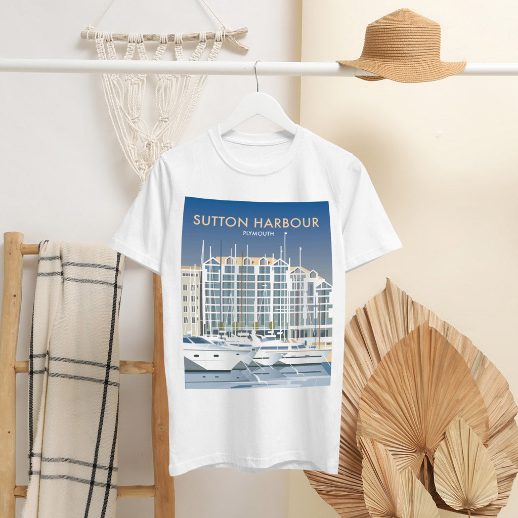 Sutton Harbour T-Shirt by Dave Thompson