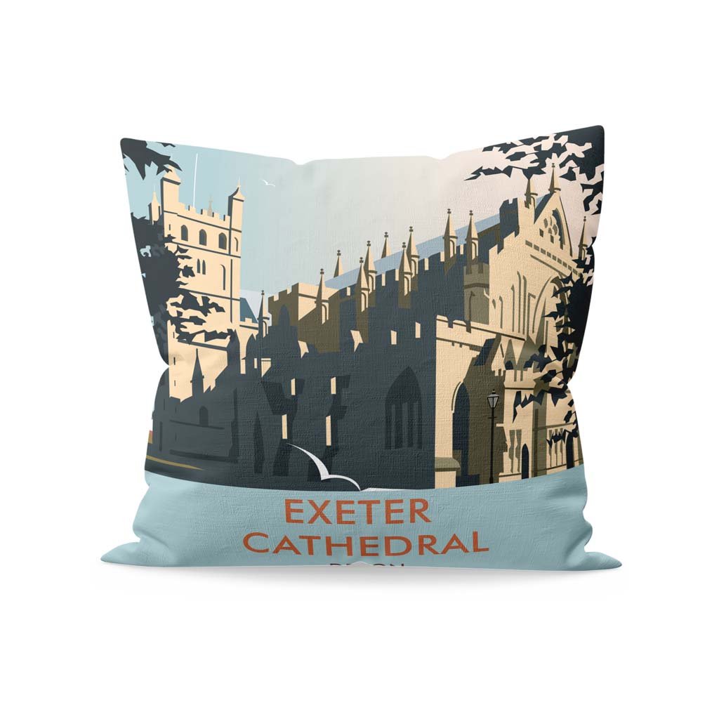 Exeter Cathedral, Devon Fibre Filled Cushion