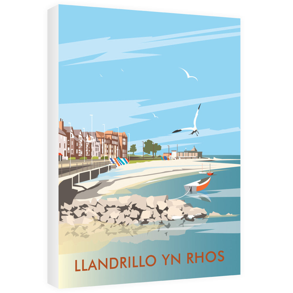 Llandrillo Yn Rhos 40cm x 60cm Canvas