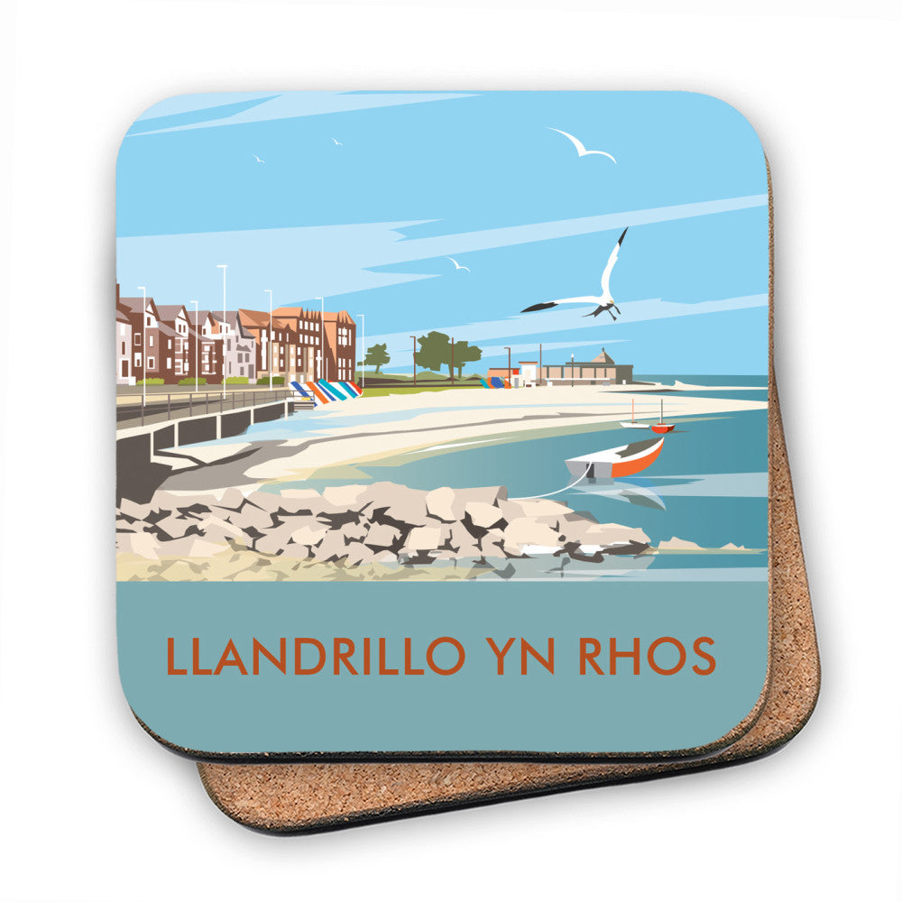 Llandrillo Yn Rhos MDF Coaster