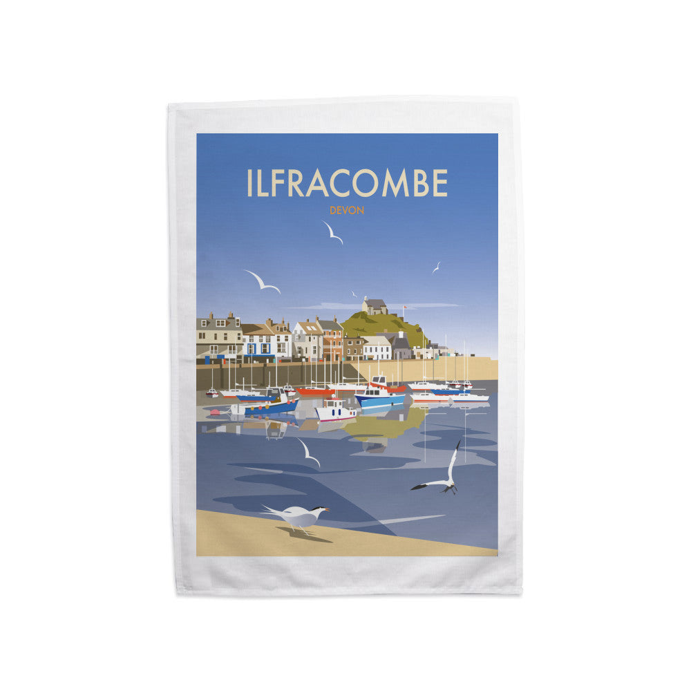 Ilfracombe, Devon Tea Towel