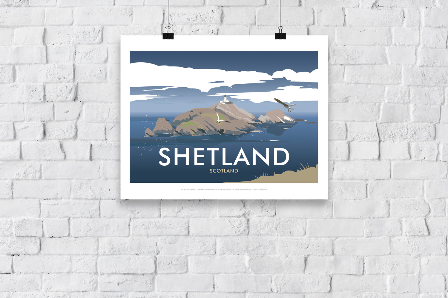 Shetland, Scotland - Art Print