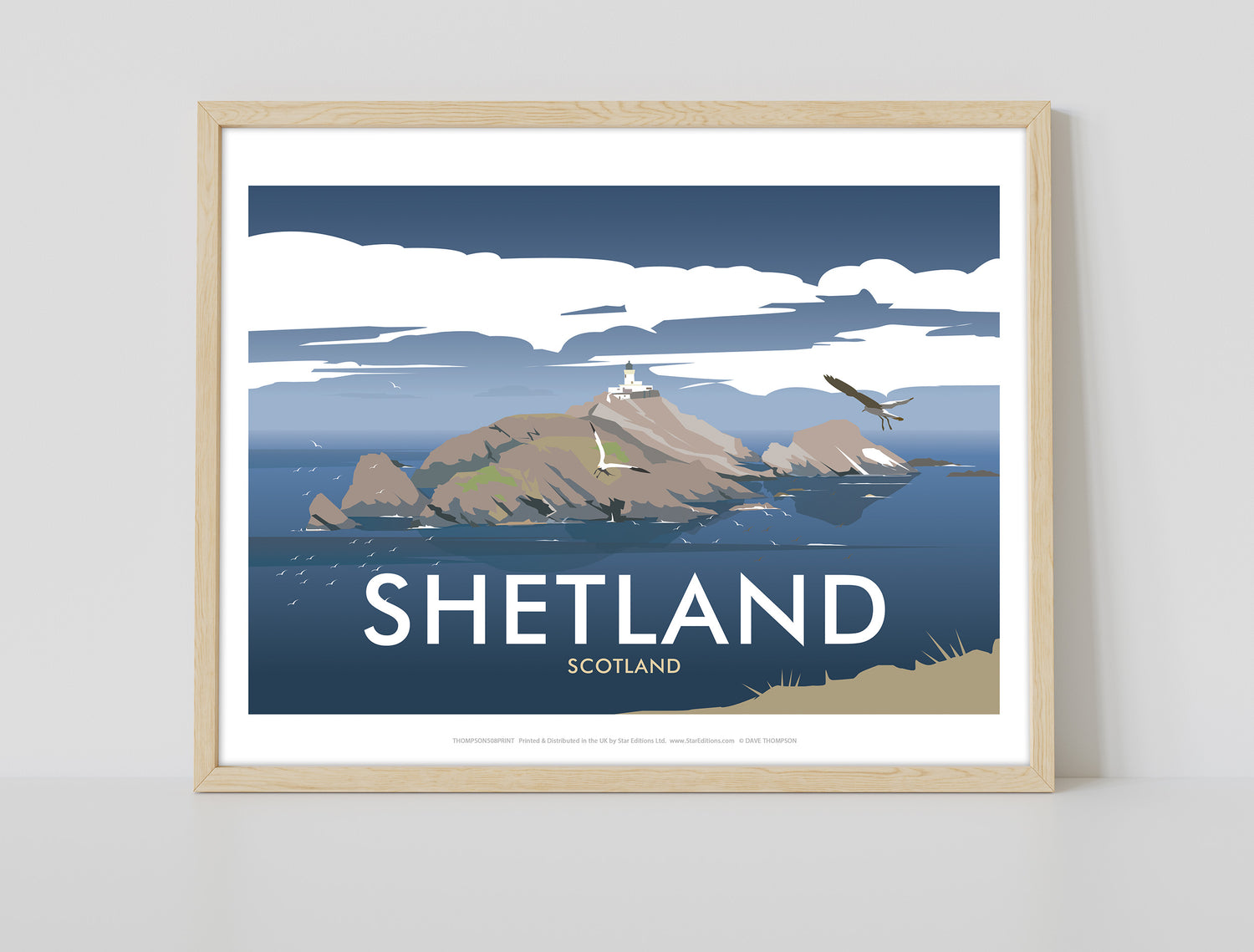 Shetland, Scotland - Art Print