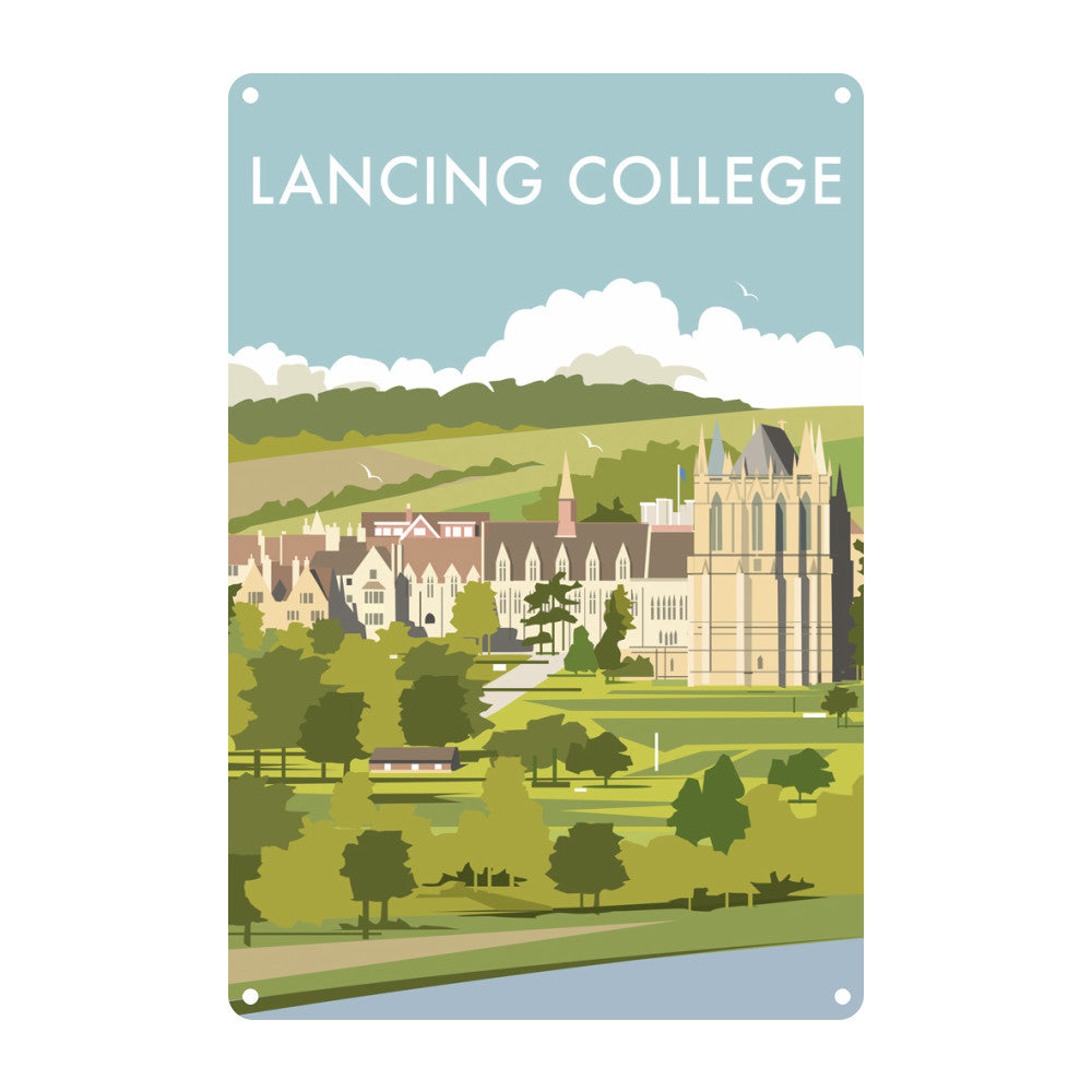 Lancing College Metal Sign