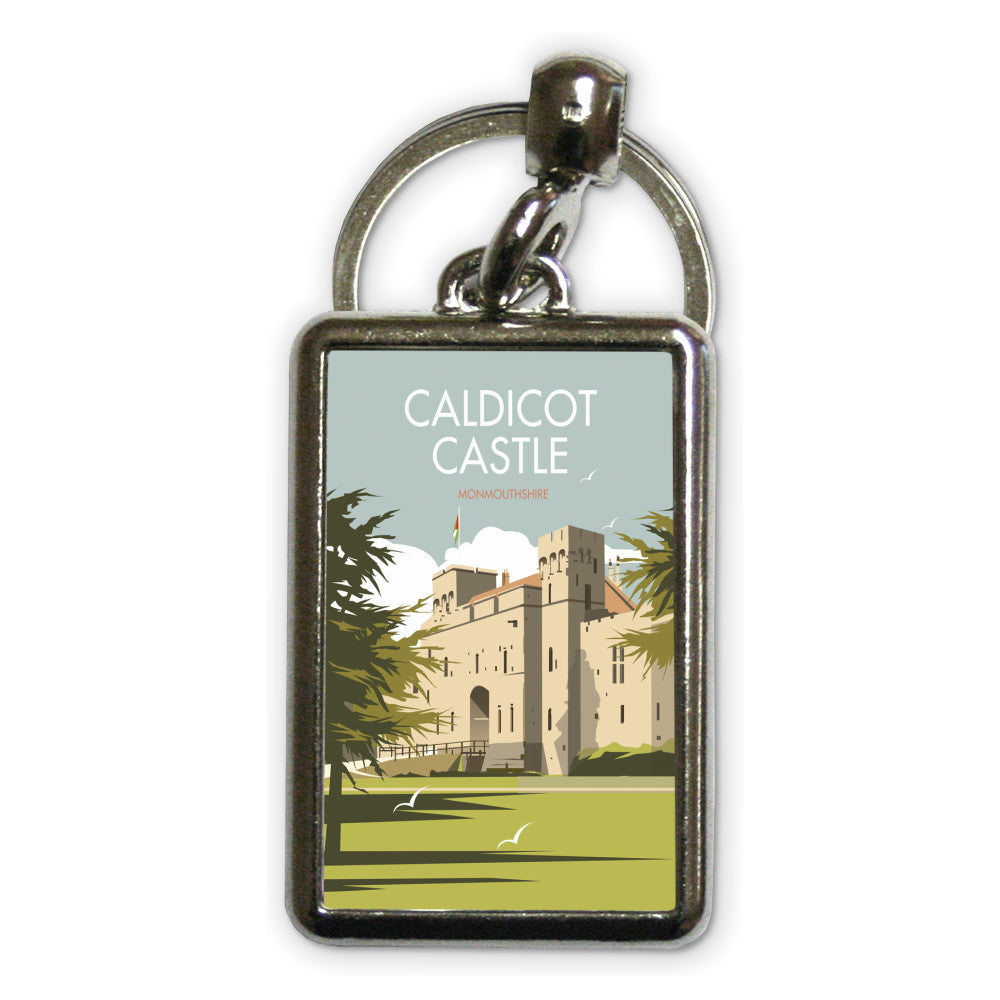 Caldicot Castle, Monmouthshire Metal Keyring