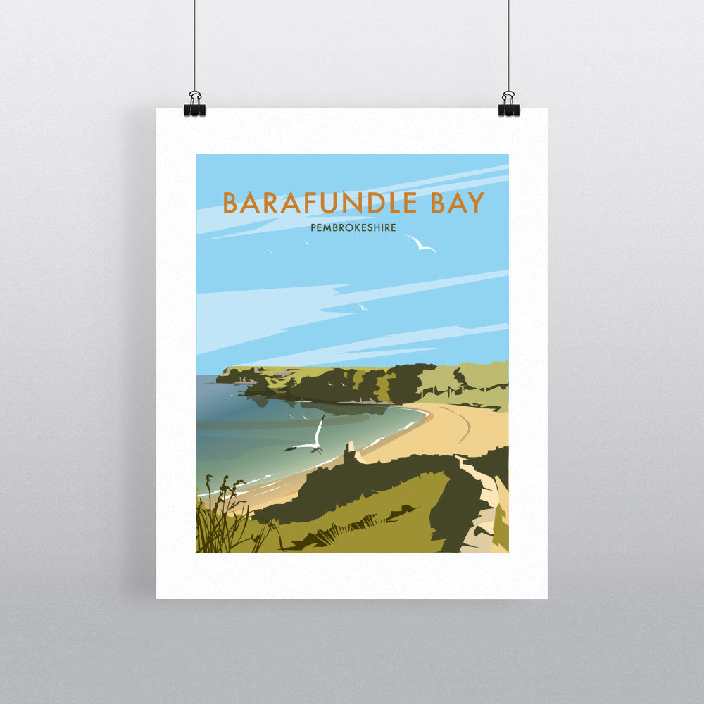 Barafundle Bay, Pembrokeshire 90x120cm Fine Art Print