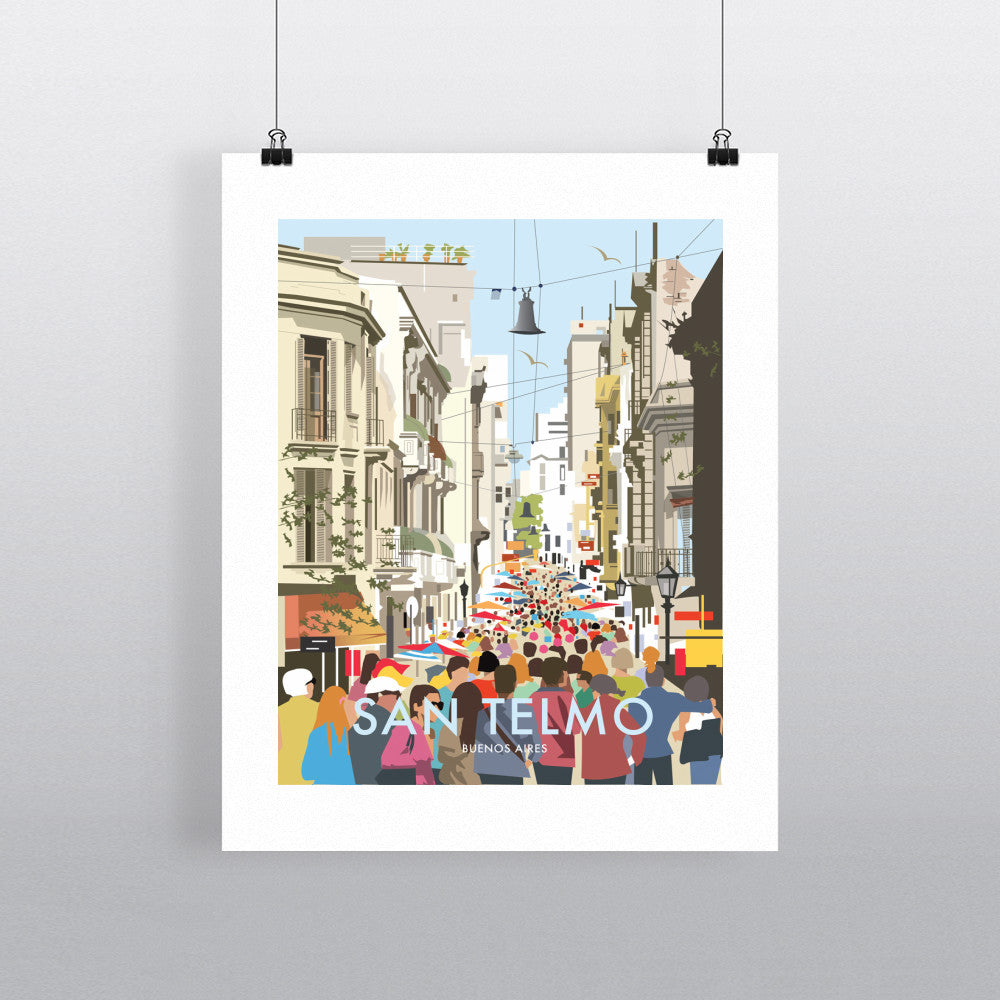 San Telmo, Buenos Aires 90x120cm Fine Art Print