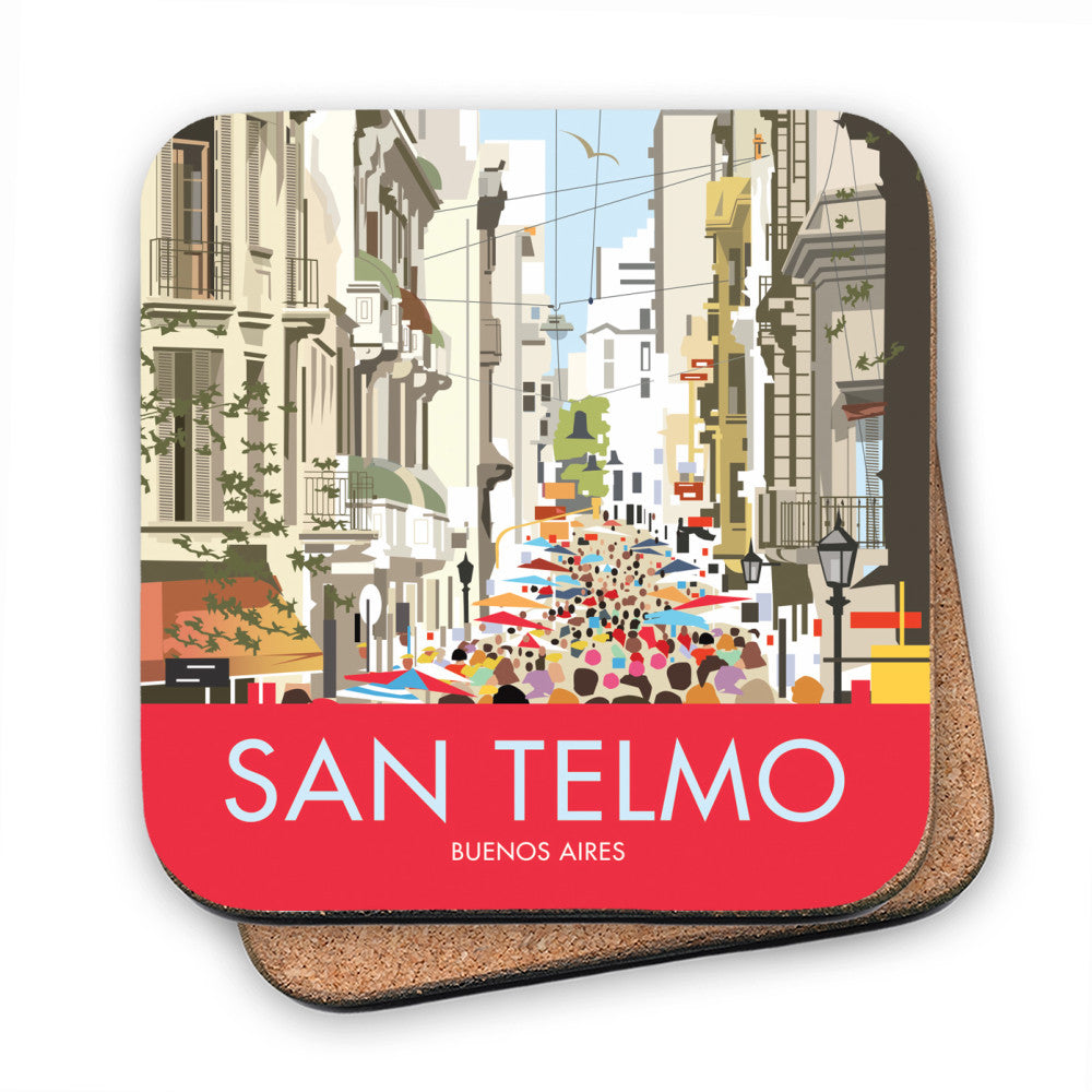 San Telmo, Buenos Aires MDF Coaster