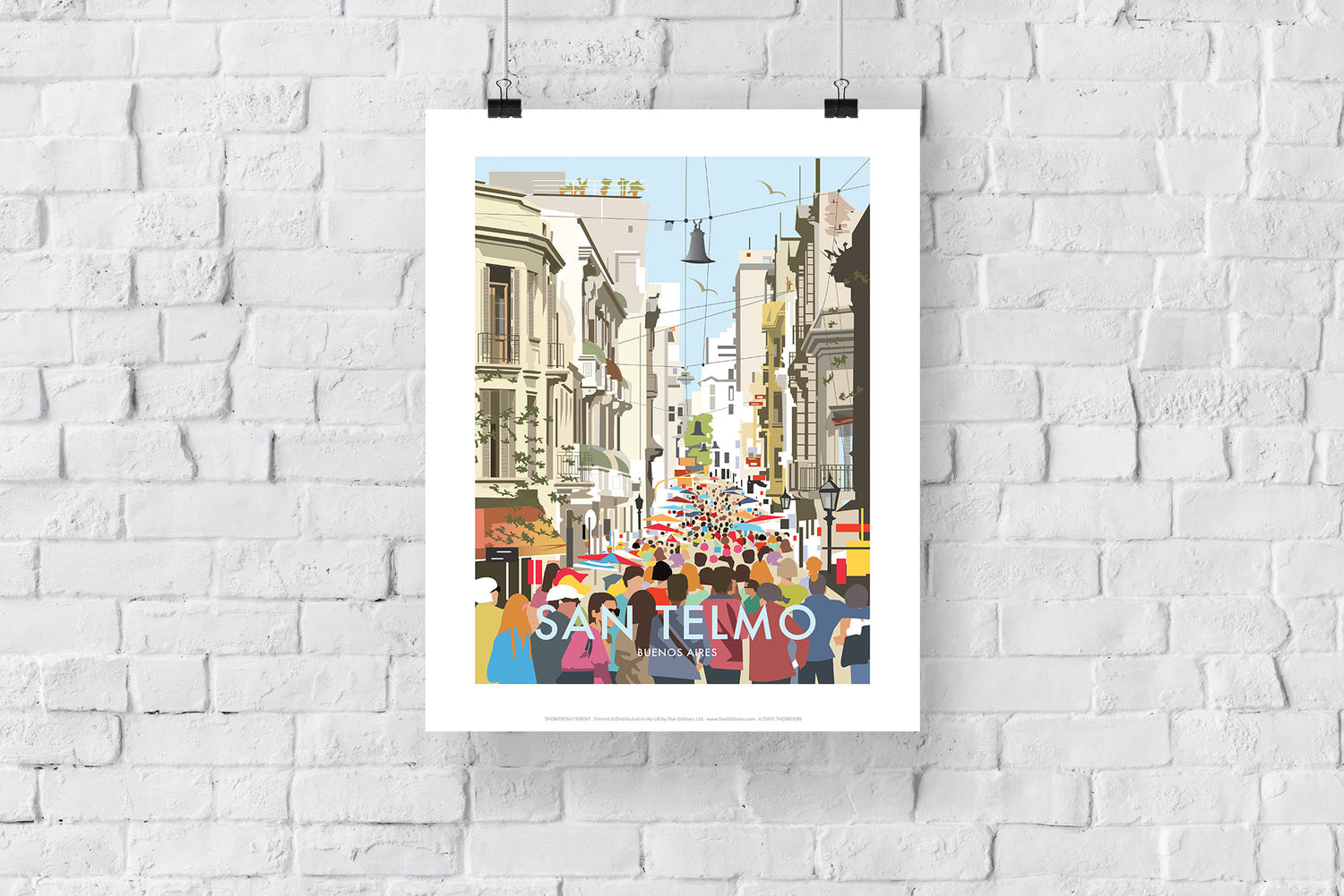 San Telmo, Buenos Aires - Art Print