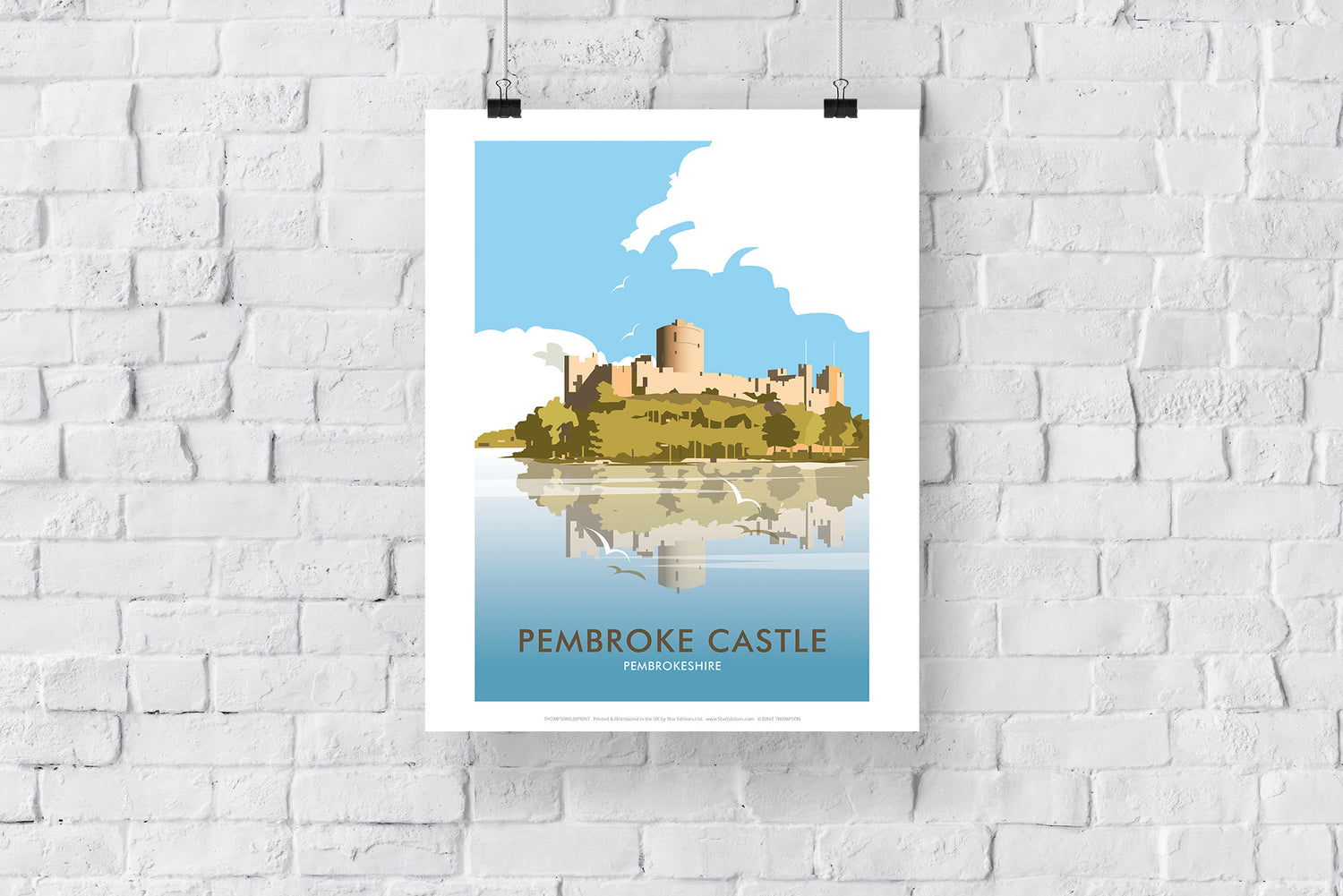 Pembroke Castle, Pembrokeshire, - Art Print