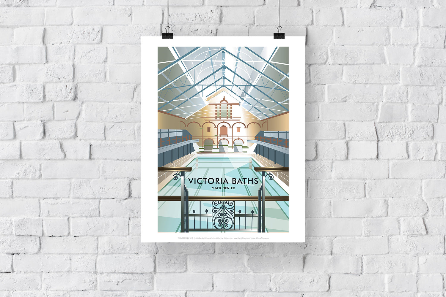 Victoria Baths, Manchester - Art Print