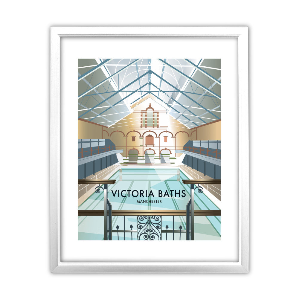 Victoria Baths, Manchester - Art Print