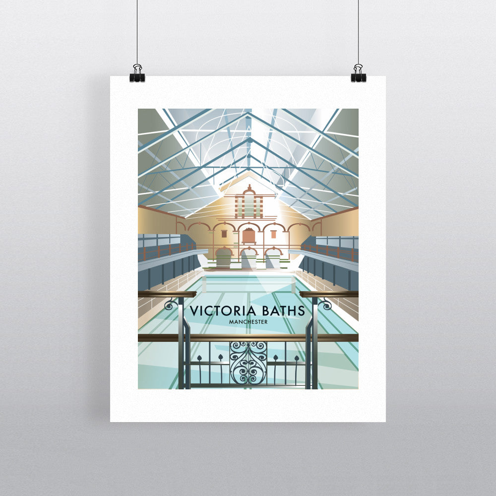 Victoria Baths, Manchester - Art Print