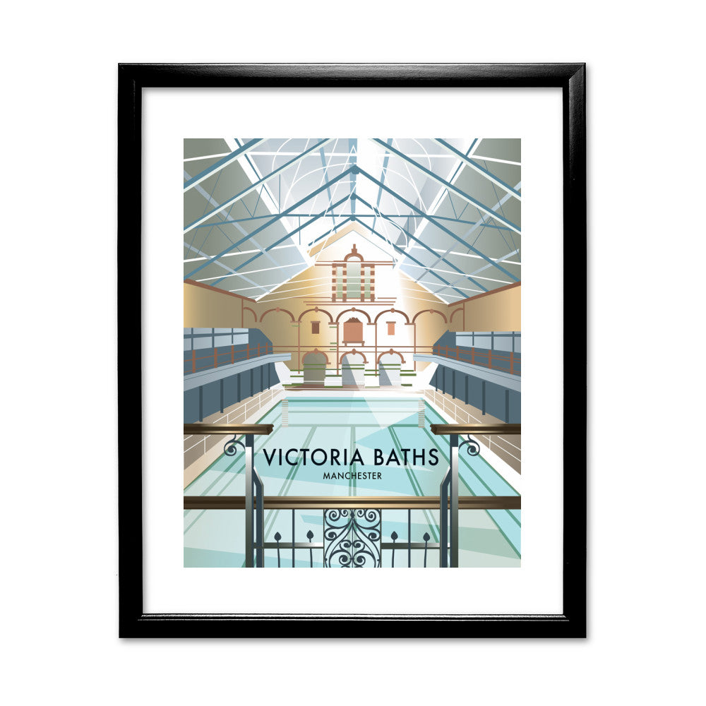 Victoria Baths, Manchester - Art Print