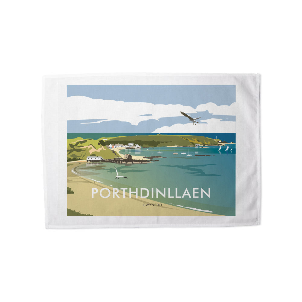 Porthdinllaen, Gwynedd Tea Towel