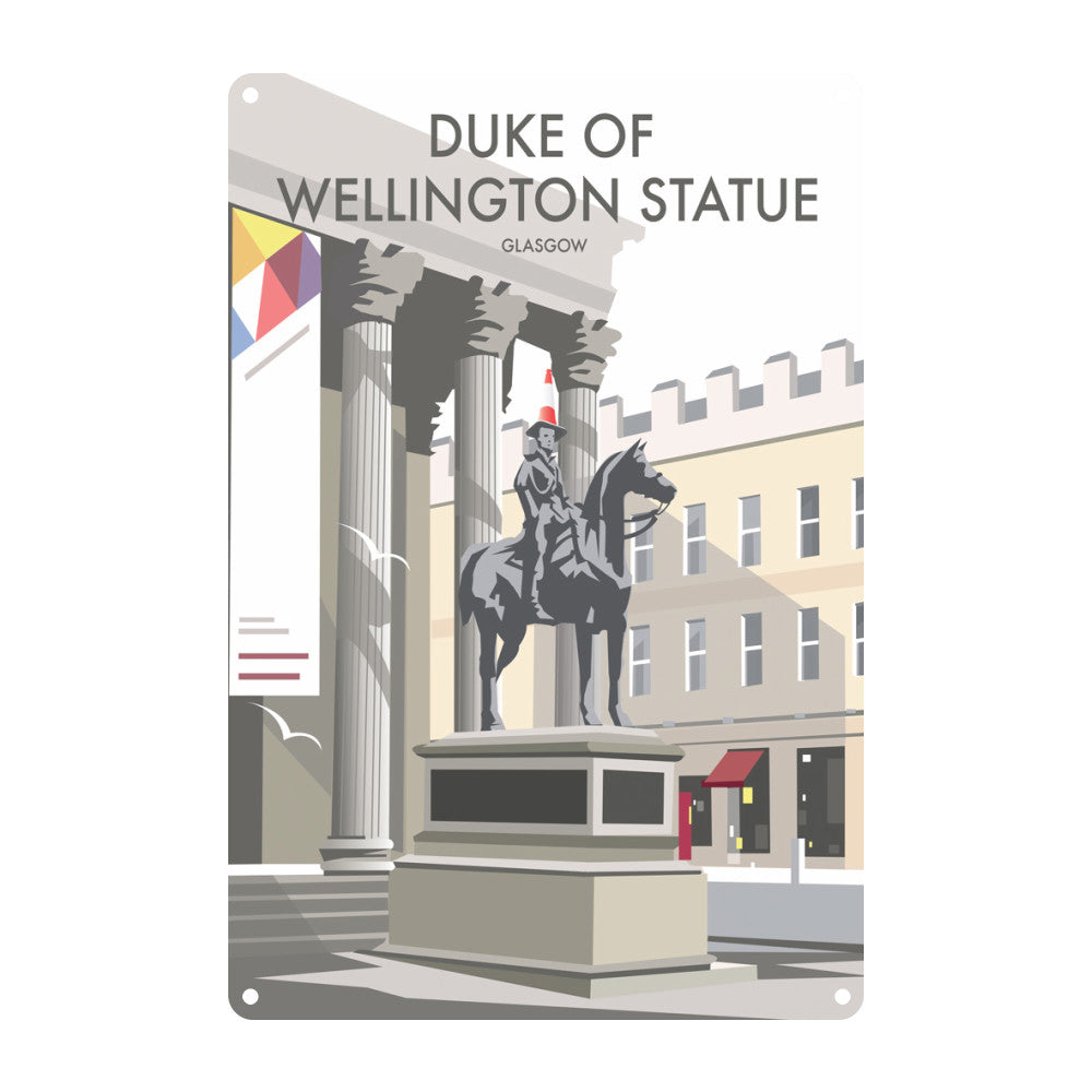 Duke Of Wellington Statue, Glasgow Metal Sign