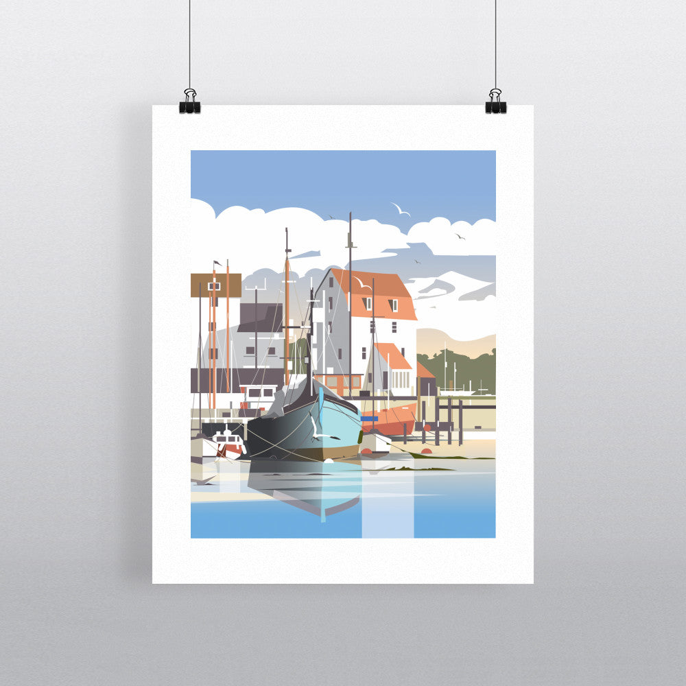 Woodbridge, Suffolk 90x120cm Fine Art Print