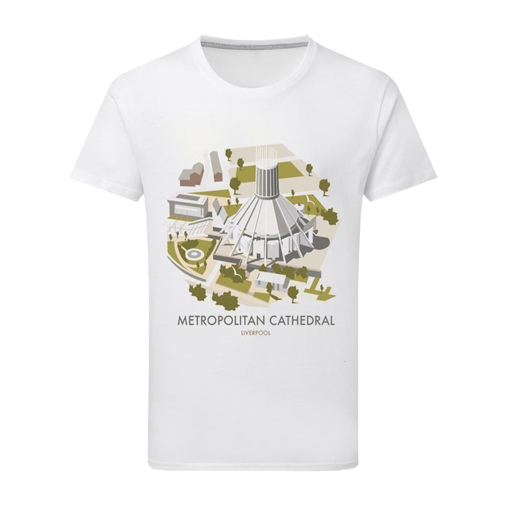 Metropolitan Cathedral, Liverpool T-Shirt by Dave Thompson