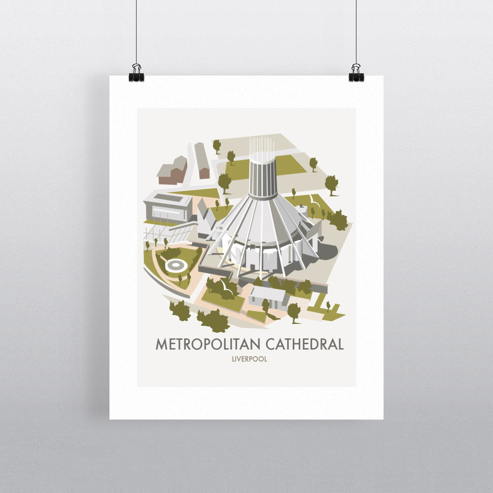 Metropolitan Cathedral, Liverpool - Art Print