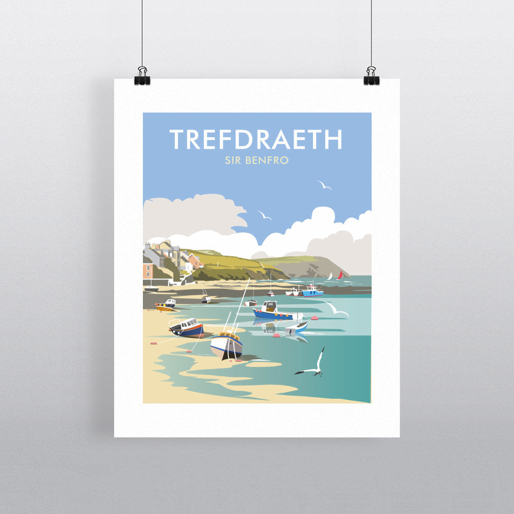 Trefdraeth, Sir Benfro 90x120cm Fine Art Print