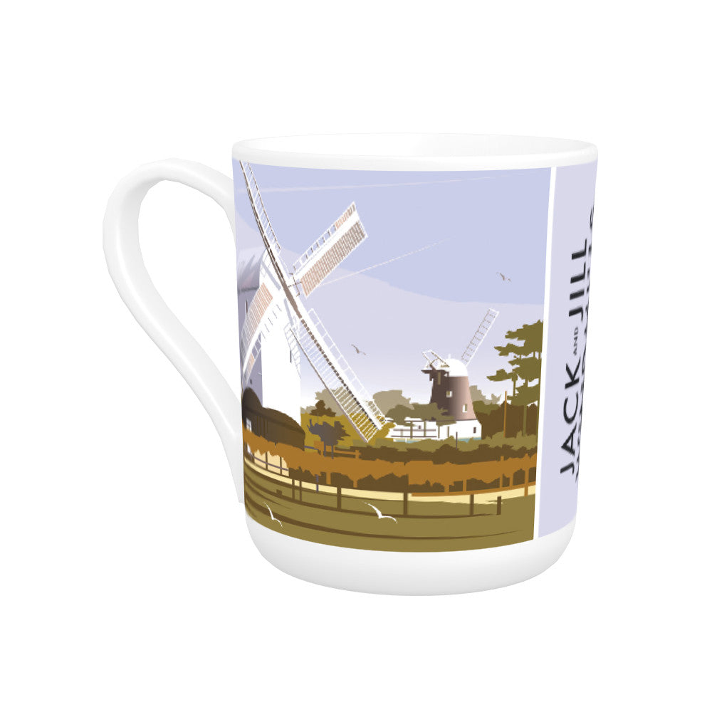 Jack And Jill Windmills, Pyecombe Bone China Mug