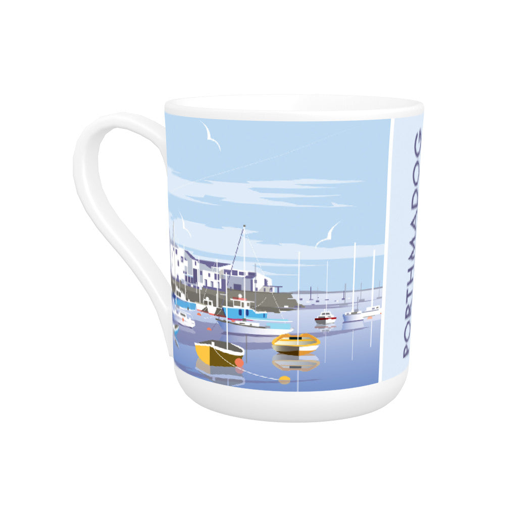 Porthmadog, Gwynedd, Bone China Mug