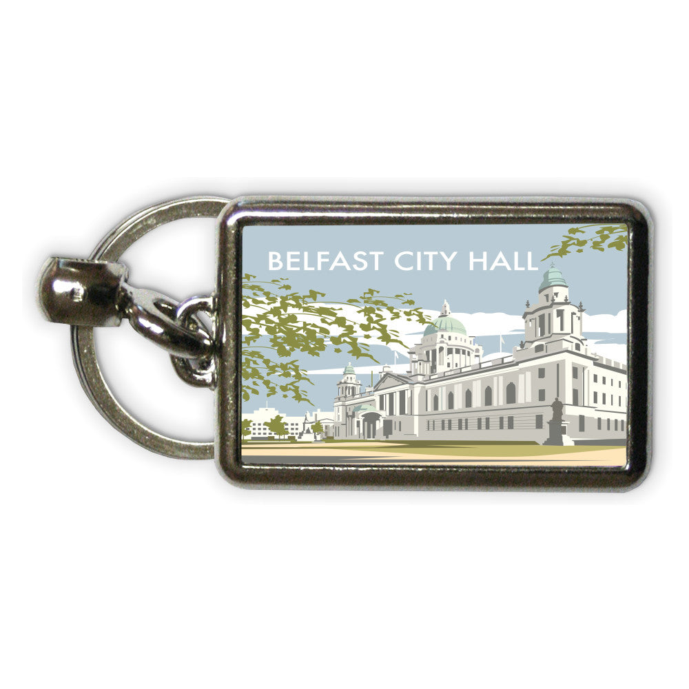 Belfast City Hall Metal Keyring