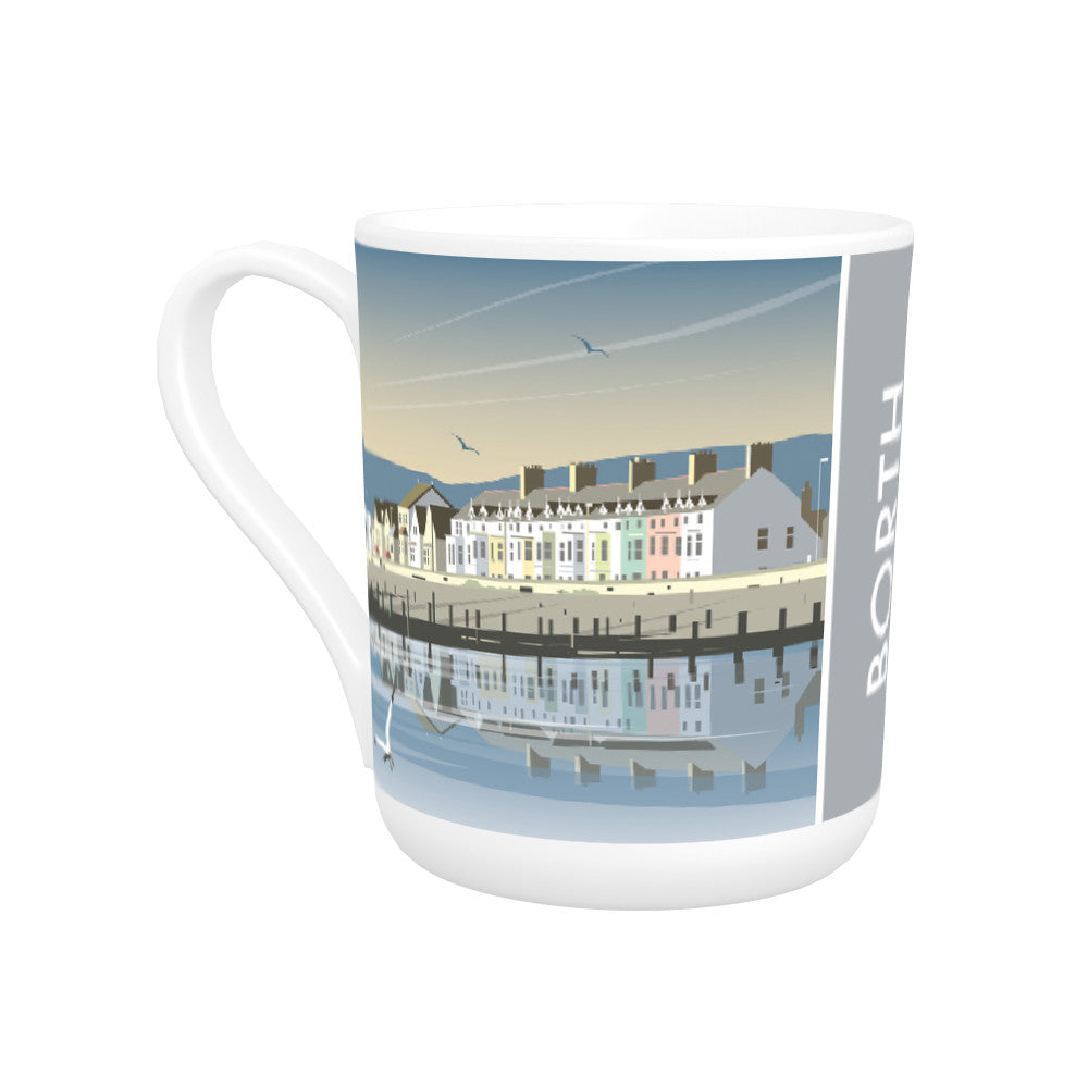 Borth, Ceredigion Bone China Mug