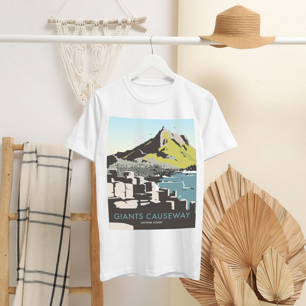 Giants Causeway, Antrim Coast T-Shirt by Dave Thompson