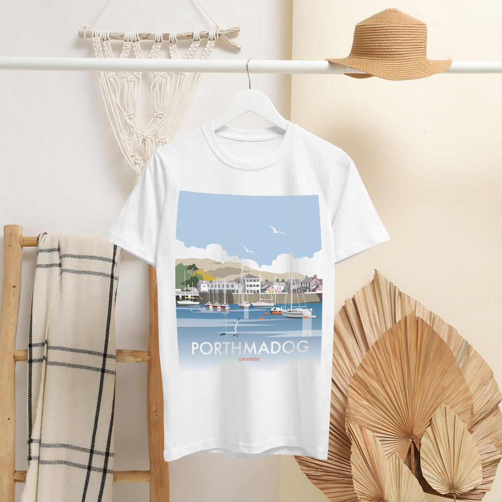 Porthmadog, Gwynedd T-Shirt by Dave Thompson