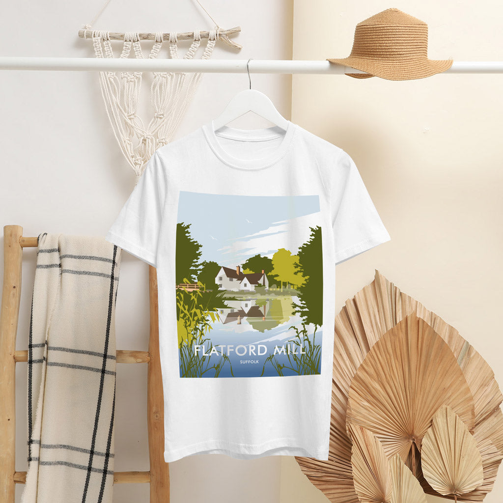 Flatford Mill, Suffolk T-Shirt by Dave Thompson