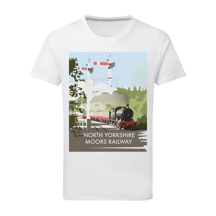 North Yorkshire Moors Railway T-Shirt by Dave Thompson