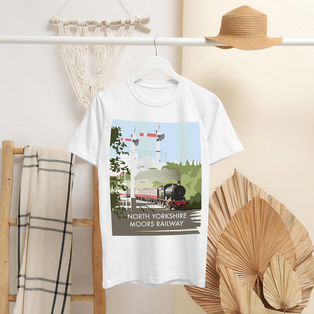 North Yorkshire Moors Railway T-Shirt by Dave Thompson