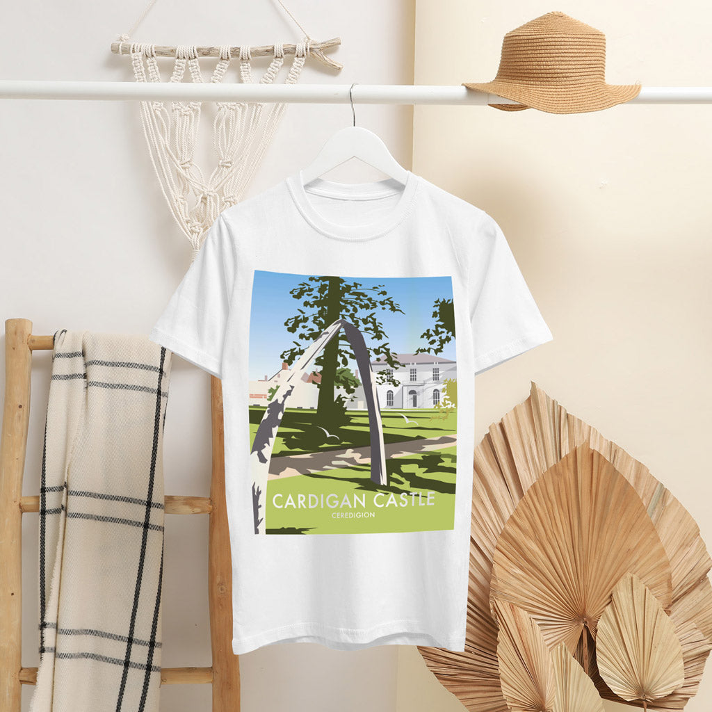 Cardigan Castle, Ceredigion T-Shirt by Dave Thompson