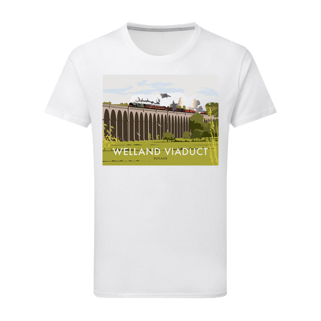 Welland Viaduct, Rutland T-Shirt by Dave Thompson