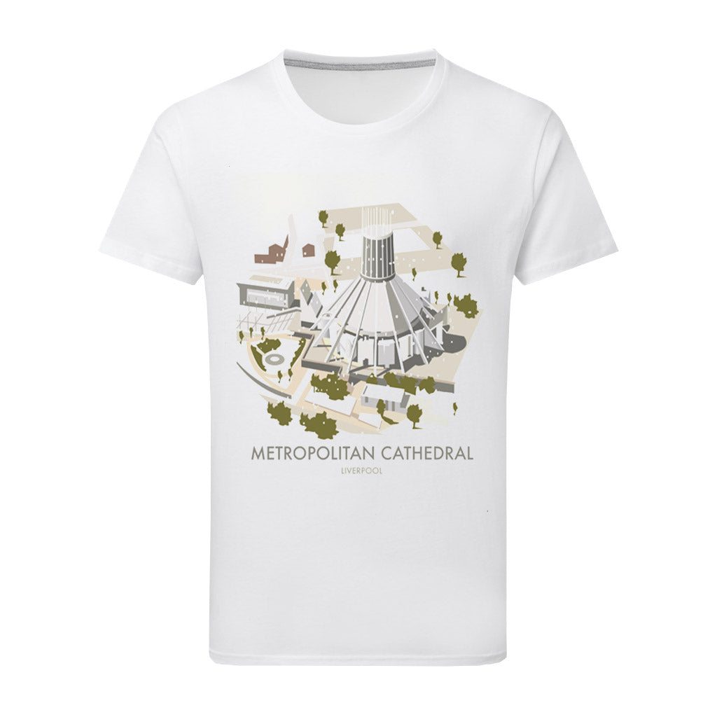 Metropolitan Cathedral, Liverpool T-Shirt by Dave Thompson