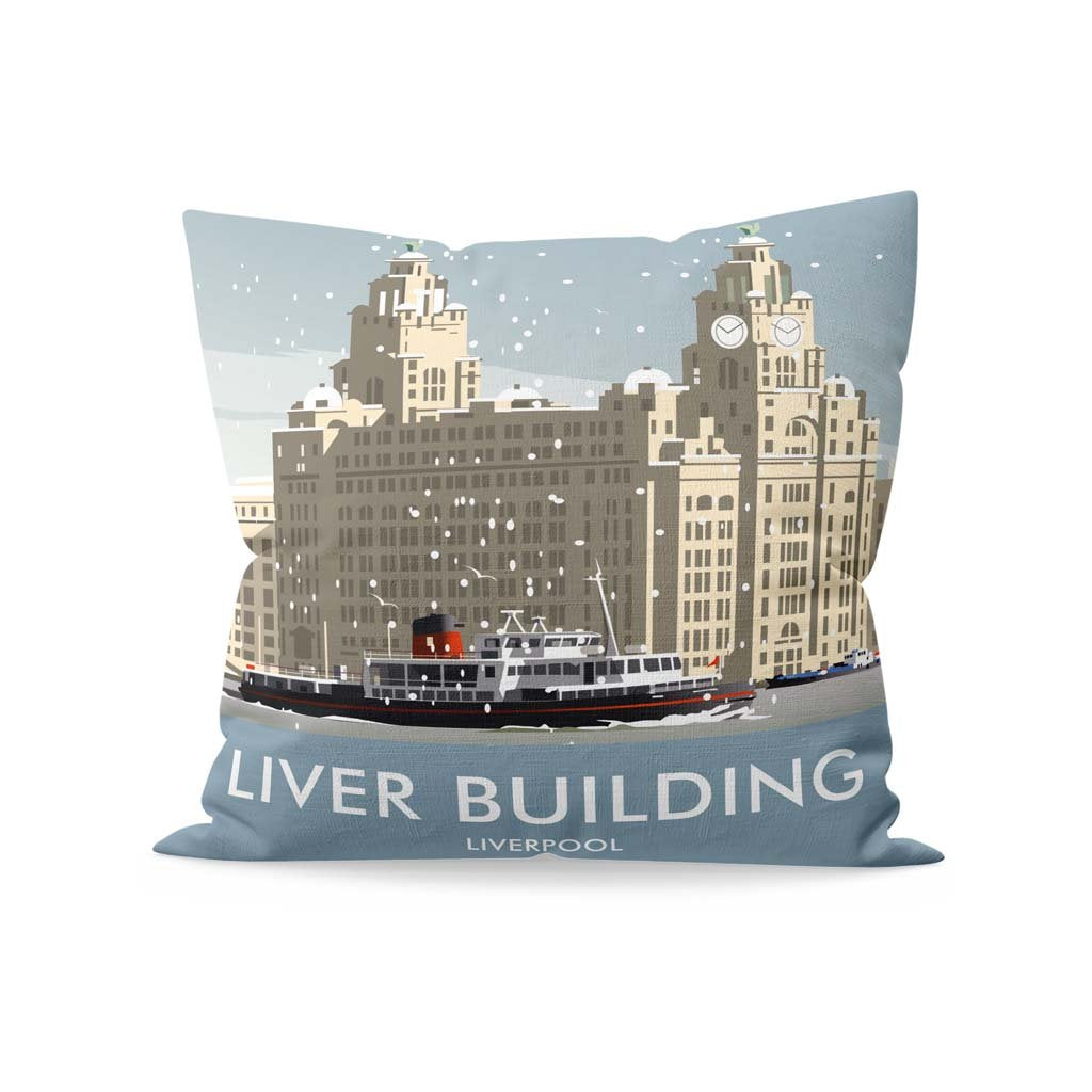 Liver Building, Liverpool Cushion