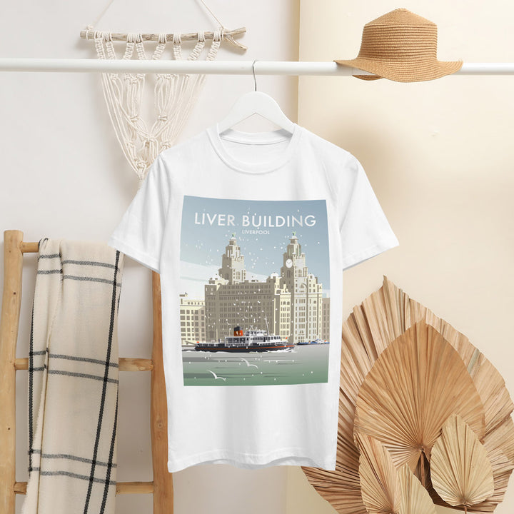 Liver Building, Liverpool T-Shirt by Dave Thompson