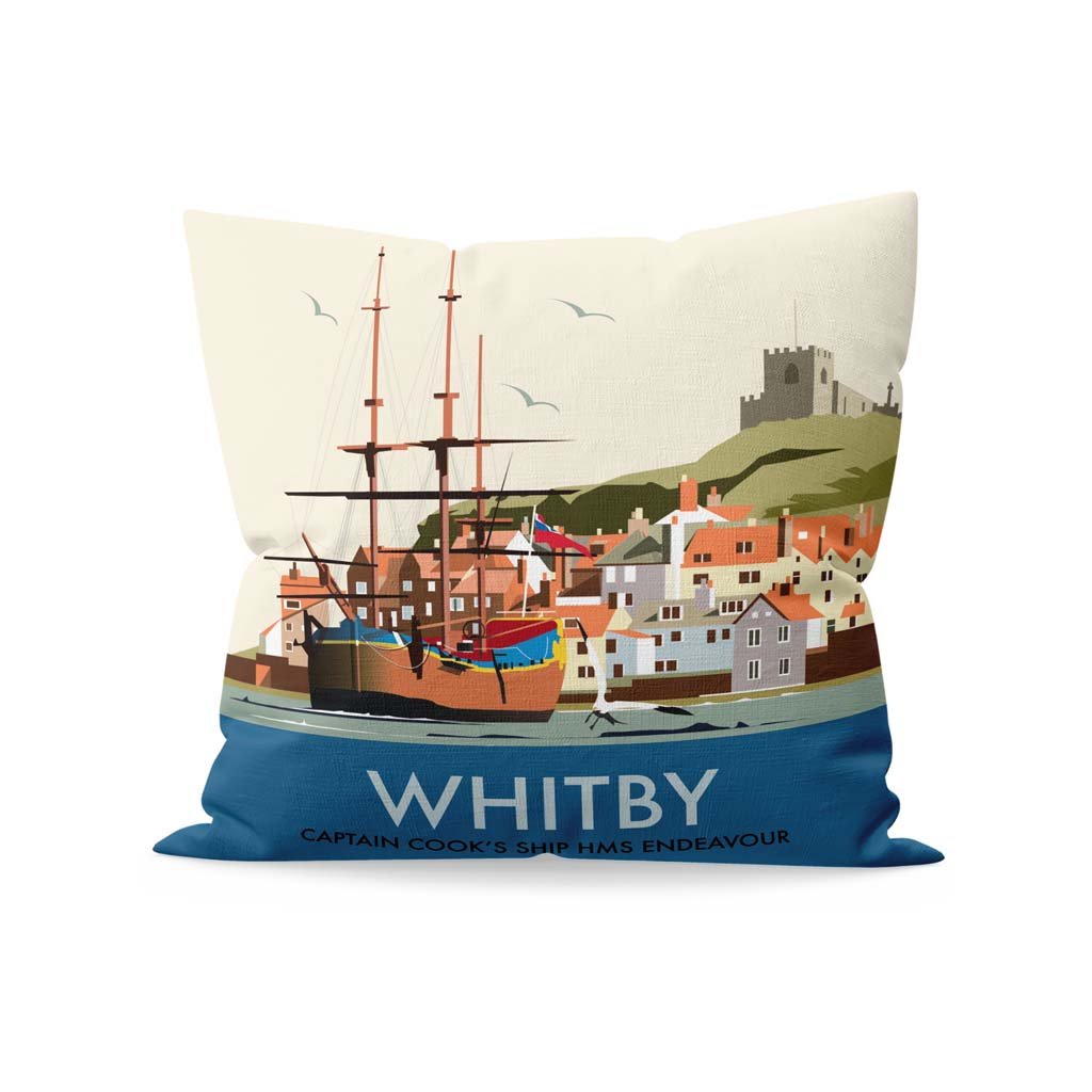 Whitby, Captain Cook's Ship Hms Endeavour Cushion