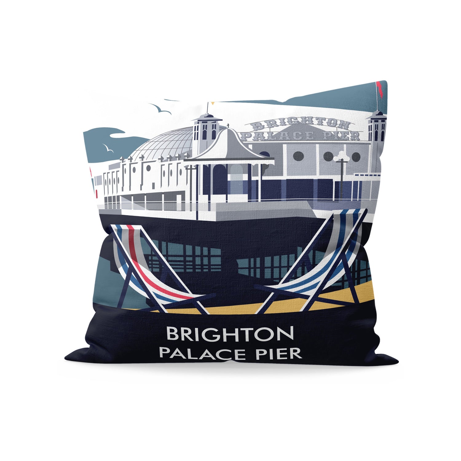 Brighton, Palace Pier Cushion