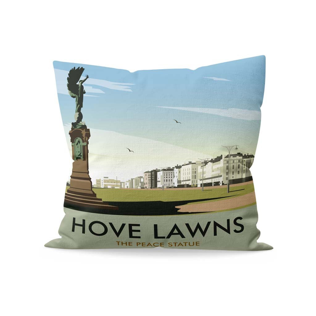 Hove Lawns, The Peace Statue Cushion