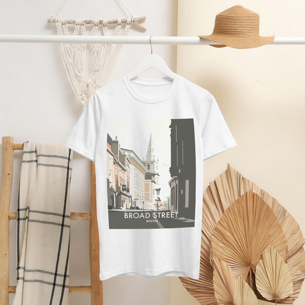 Broad Street, Bristol T-Shirt by Dave Thompson