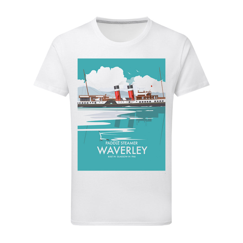 Waverley, Paddle Steamer, Glasgow T-Shirt by Dave Thompson