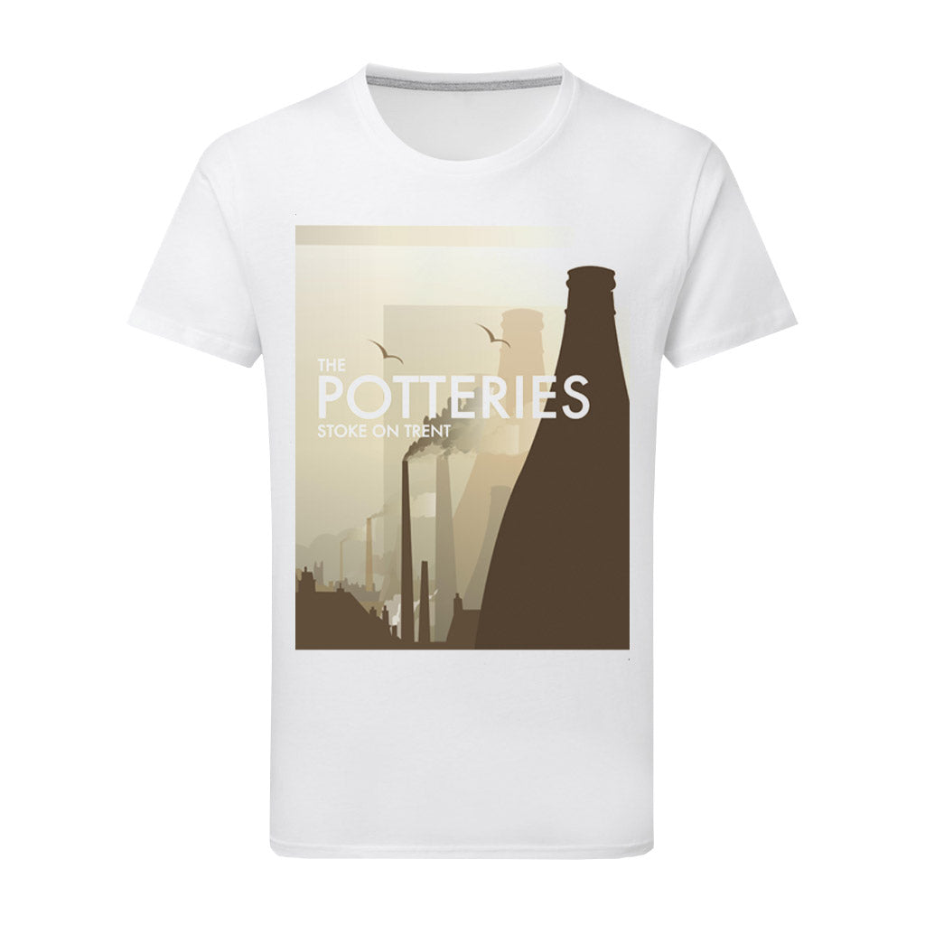 The Potteries, Stoke On Trent T-Shirt by Dave Thompson